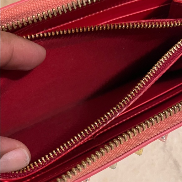 Christian Louboutin Pink Studded Wallet - Picture 12 of 14